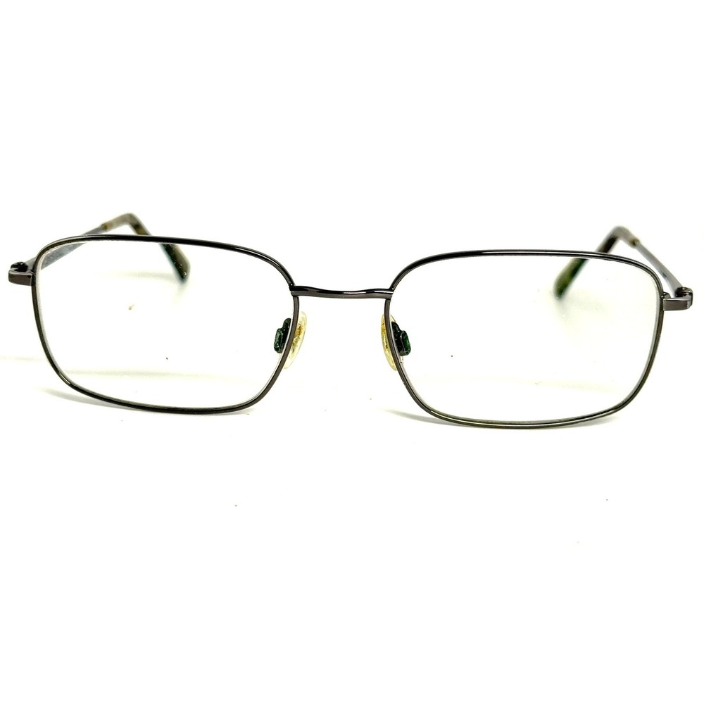 Flexon Benjamin 600 Gunmetal Rectangular Eyeglasses Frame 54-18-140 033 Titanium
